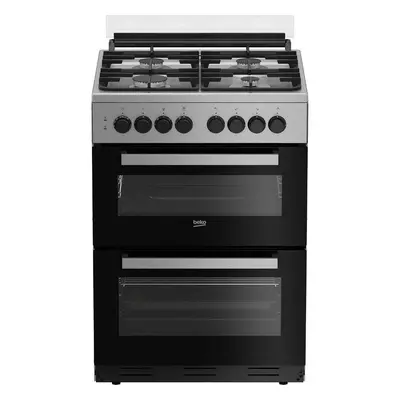 Aragaz mixt Beko FDM62130DXMS, Cuptor electric, Grill, 4 arzatoare