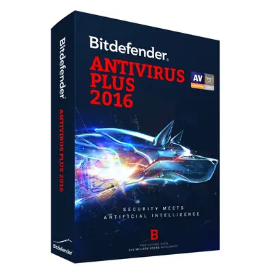 Antivirus Bitdefender Plus 2016, 1 an, 1 utilizator