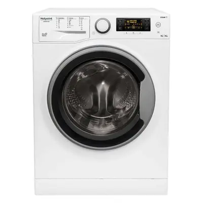 Masina de spalat rufe cu uscator Hotpoint RDD 966238 WS VJ EU, 1600 RPM, 9 kg spalare, 6 kg usca