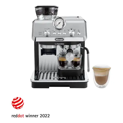 Espressor manual DeLonghi La Specialista Aarte EC9155.MB, 1400 W, 1,5L, 15 bar, Retete presetate