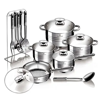 Set oale si tigai inox (17 piese) Blaumann BL 3133