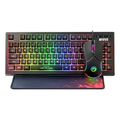 Kit gaming Tastatura, Mouse si Mousepad Marvo CM310