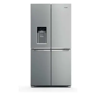 Side by Side Whirlpool WQ9I MO1L, 592 l, NoFrost, FreshLock, Ice Maker, Ventilare, Control elect