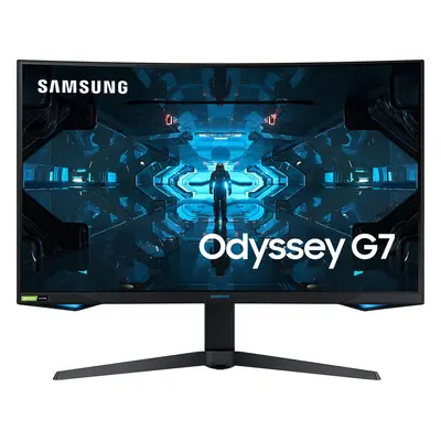 Monitor curbat gaming QLED Samsung Odyssey LC32G75TQSRXEN, 32", QHD, 1000R, Borderless, 240Hz, 1