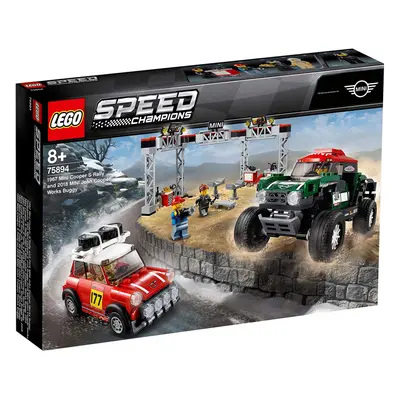 LEGO Speed Champions 1967 Mini Cooper S Rally si Automobil Sport 2018 Mini John Cooper Works 758