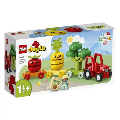 LEGO® DUPLO® - Tractorul cu fructe si legume 10982, 19 piese