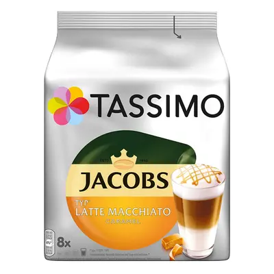 Capsule Cu Cafea Jacobs Tassimo Latte Macchiato Caramel - 8 Capsule - 268gr/pachet