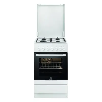 Aragaz mixt Electrolux EKK52550OW, Cuptor electric, Grill, 4 arzatoare