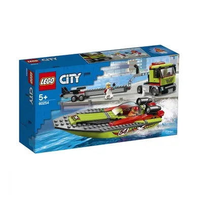 LEGO City Great Vehicles - Transportor de barca de curse 60254