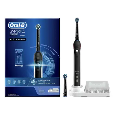 Periuta de dinti electrica Oral-B Smart 4 4000N Cross Action, Bluetooth, 3 programe, 2 capete, N