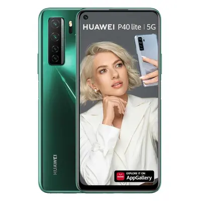 Telefon mobil Huawei P40 Lite 5G, 128GB, 6GB, Dual SIM, Crush Green