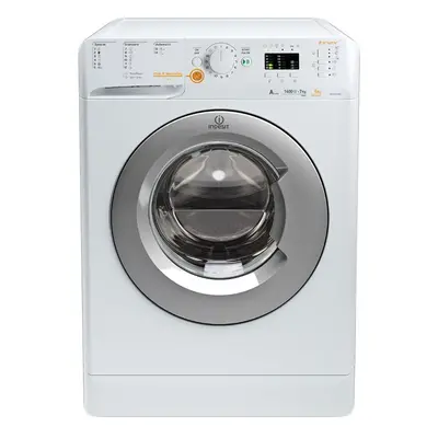 Masina de spalat cu uscator Indesit XWDA 751480X WSSS EU, Spalare 7 kg, Uscare 5 kg, 1400 RPM, C