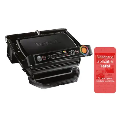 Gratar electric Tefal OptiGrill+ GC712834, 2000 W, 6 programe automate, program manual