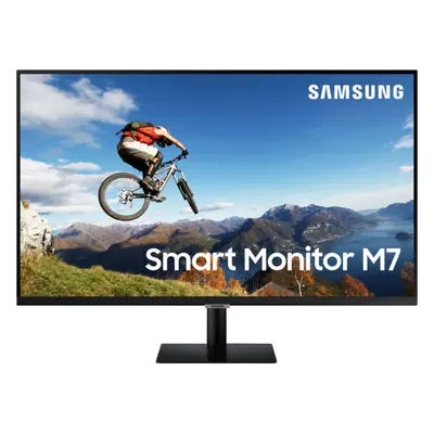 Monitor Smart LED Samsung LS32AM700PRXEN, 32", UHD, VA, HDMI, USB-C, Negru