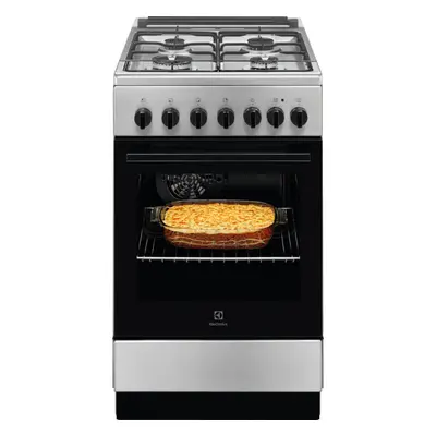 Aragaz mixt Electrolux LKK520002X, Cuptor electric, Grill, 4 Arzatoare