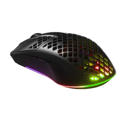 Mouse gaming wireless SteelSeries Aerox 3, Senzor SteelSeries TrueMove Air, 18000 dpi, Onyx