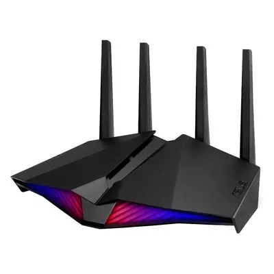 Router wireless gaming Asus RT-AX82U, AX5400, Dual Band, WiFi 6, MU-MIMO, Negru