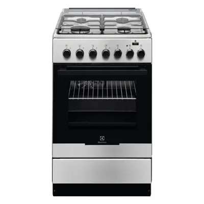 Aragaz mixt Electrolux EKK52950OX, PlusSteam, Cuptor electric, Grill, 4 arzatoare