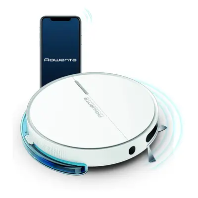 Aspirator robot Rowenta X-Plorer Serie 60 RR7447WH, Wi-Fi, Sistem Aqua Force, Functie mop, 3 Mod