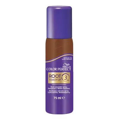 Spray Nuantator Wella Color Perfect Root Touch Up 3 Medium to Dark Brown, 75 ml, Saten Inchis