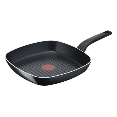 Tigaie grill TEFAL Simply Clean B5674053, 26cm, aluminiu, Thermo Signal, negru