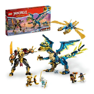 Set LEGO Ninjago - Dragonul Elemental vs. Robotul Imparatesei (71796)