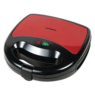 Sandwich maker Heinner Garnet 750 SM-K750BKRX, 750 W, 2 sandwich-uri, Negru/Rosu