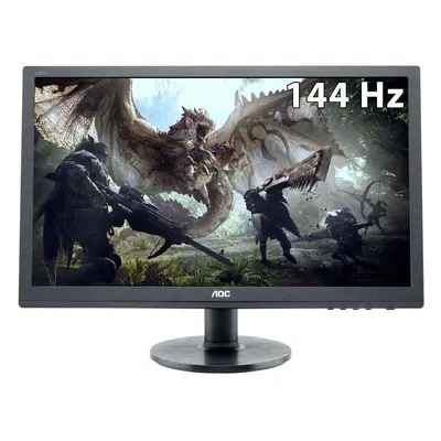 Monitor Gaming LED AOC G2460FQ, 24", Full HD, 144Hz, 1ms, HDR10, Flicker Free, Negru