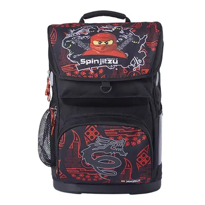 Ghiozdan Scoala Maxi + Sac Sport, Lego Core Line - Design Ninjago Team Ninja