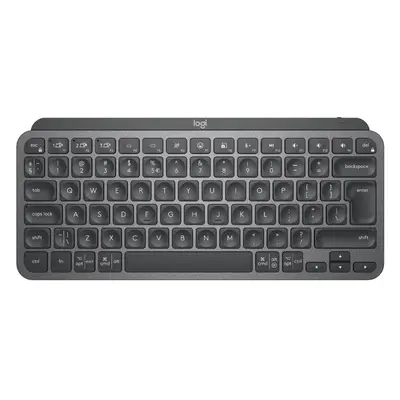 Tastatura wireless Logitech MX Keys Mini Minimalist, Iluminata, Graphite