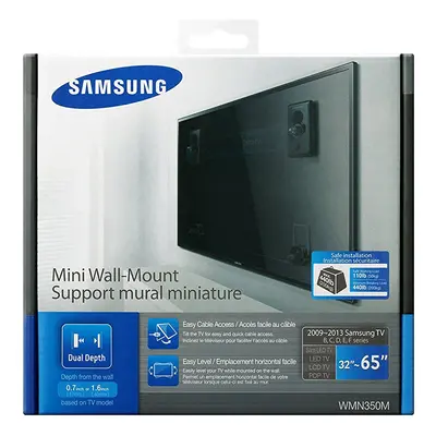 Suport TV de perete Samsung WMN550M, 32"- 65", 50 kg, Negru