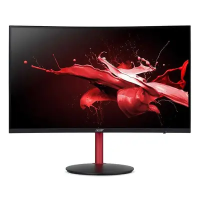 Monitor curbat gaming LED Acer Nitro XZ242QP, 23.6", Full HD, 144Hz, HDR 400, FreeSync, Negru