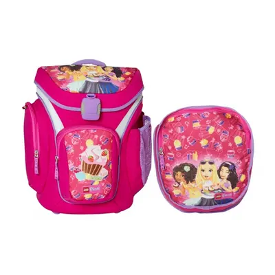 Ghiozdan Scoala Explorer si Sac Sport, Lego Core Line - Design Roz Friends Cupcake