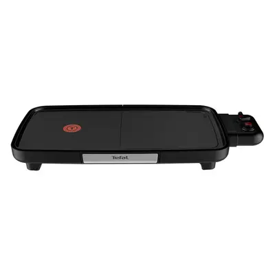 Gratar electric Tefal Plancha CB641810, 2200 W, Termostat ajustabil, Suprafata antiaderenta Tefa