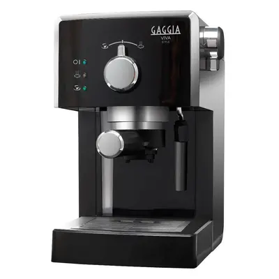 Espressor manual Gaggia Viva Style, 950 W, 1 L, 15 bar, Negru