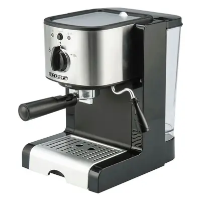 Espressor manual Star-Light EMD-1515, 1350 W, 1.5 l, 15 Bar, Dispozitiv spumare, Negru/Inox