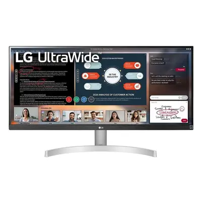 Monitor Gaming LED LG 29WN600-W, 29", Ultrawide, WFHD, FreeSync, HDR10, Alb