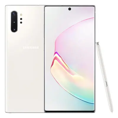 Telefon mobil Samsung Galaxy Note 10+ cu S Pen, 6.8", 512GB, 12GB, Dual SIM, 4G, Aura White