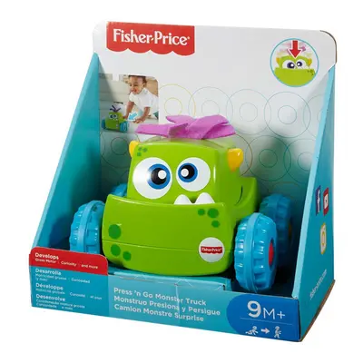 Fisher Price masinuta bebe monstruletul verde plimbaret