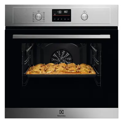 Cuptor incorporabil Electrolux EOH4P56BX, Electric, 65 L, Grill, Afisaj LED, Clasa A+, Inox anti