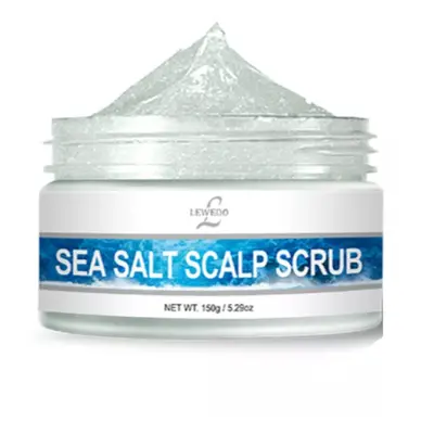 Scrub pentru scalp cu sare de mare, Lewedo, 150g