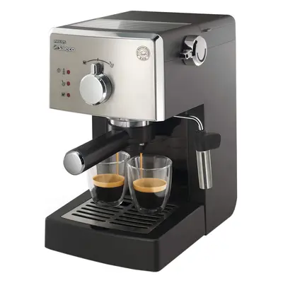 Espressor manual Philips Saeco Poemia HD8425/19, 1050 W, 1.25 L, 15 bar, Argintiu