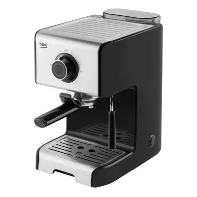 Espressor manual Beko CEP5152B, 1200 W, 1.2 L, 15 bar, Cesti preincalzite, Argintiu/Negru