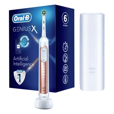 Periuta de dinti electrica Oral-B Genius X, Inteligenta artificiala, Curatare 3D, 6 programe, 1 