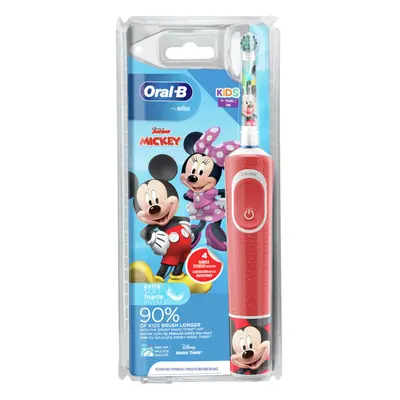 Periuta de dinti electrica Oral-B Vitality Mickey pentru copii, Curatare 2D, 2 programe, 1 capat