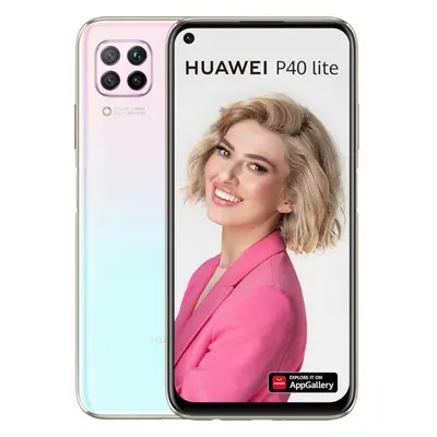 Telefon mobil Huawei P40 Lite, 128GB, 6GB, Dual SIM, Sakura Pink