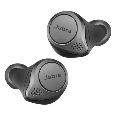 Casti True Wireless Jabra Elite 75t, Incarcare Wireless, Titanium Black