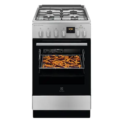 Aragaz mixt Electrolux LKK564201X, Cuptor electric, Grill, 4 arzatoare