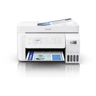 Multifunctional inkjet color Epson EcoTank L5296, A4, Wireless, USB, Ethernet, Fax, Ecran color 