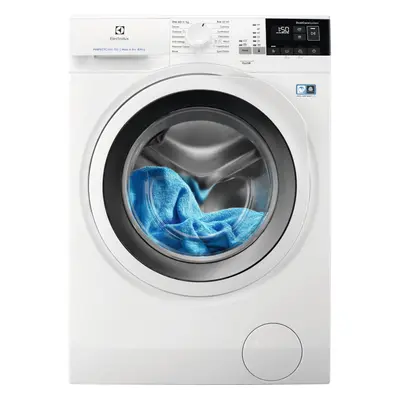 Masina de spalat rufe cu uscator Electrolux EW7WP468W, 8/6 kg, 1550 RPM, Dual Care, Clasa D, Alb